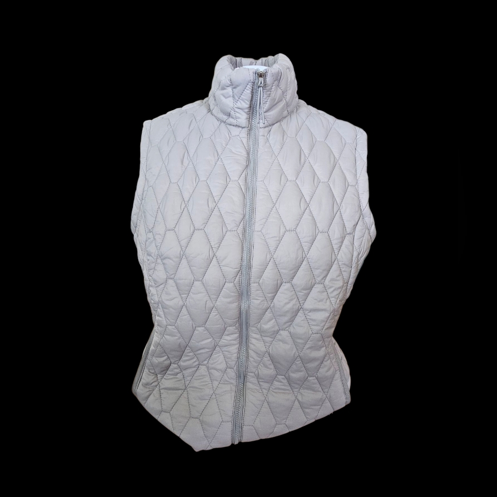 Free Country Quilted Vest‎ in Gray Size Extra Large